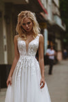 Boheme chic mariage robe