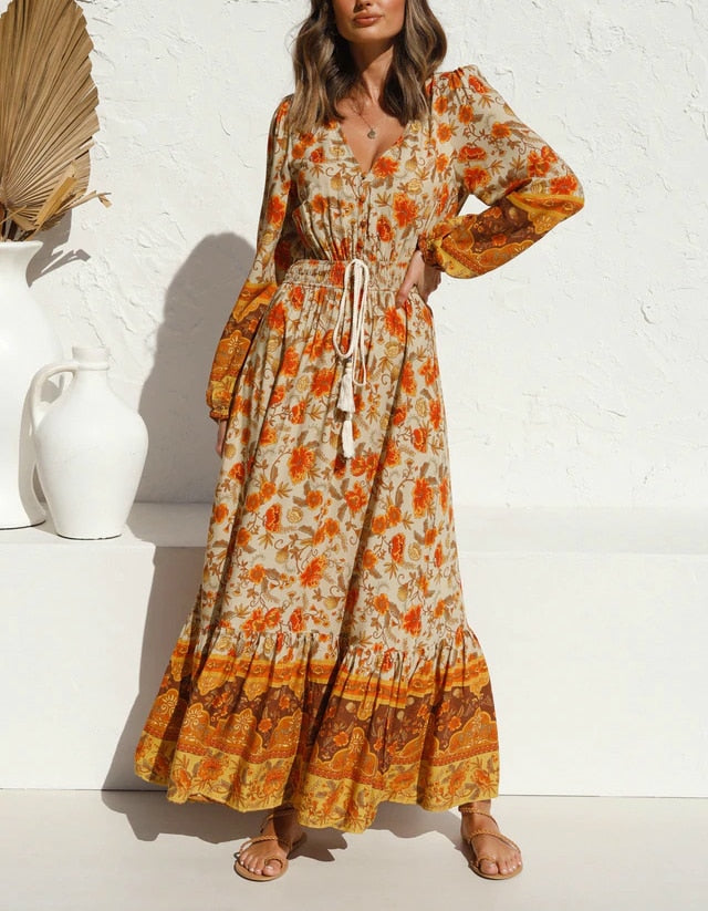 Robe Longue Été Boheme Chic