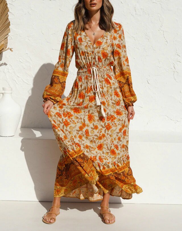 Robe Longue Été Boheme Chic
