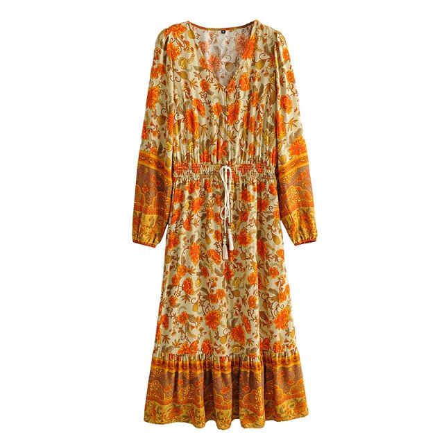 Robe Longue Été Boheme Chic