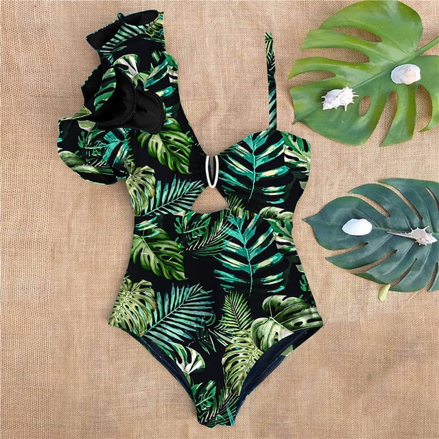 Maillot de bain une pièce bohème