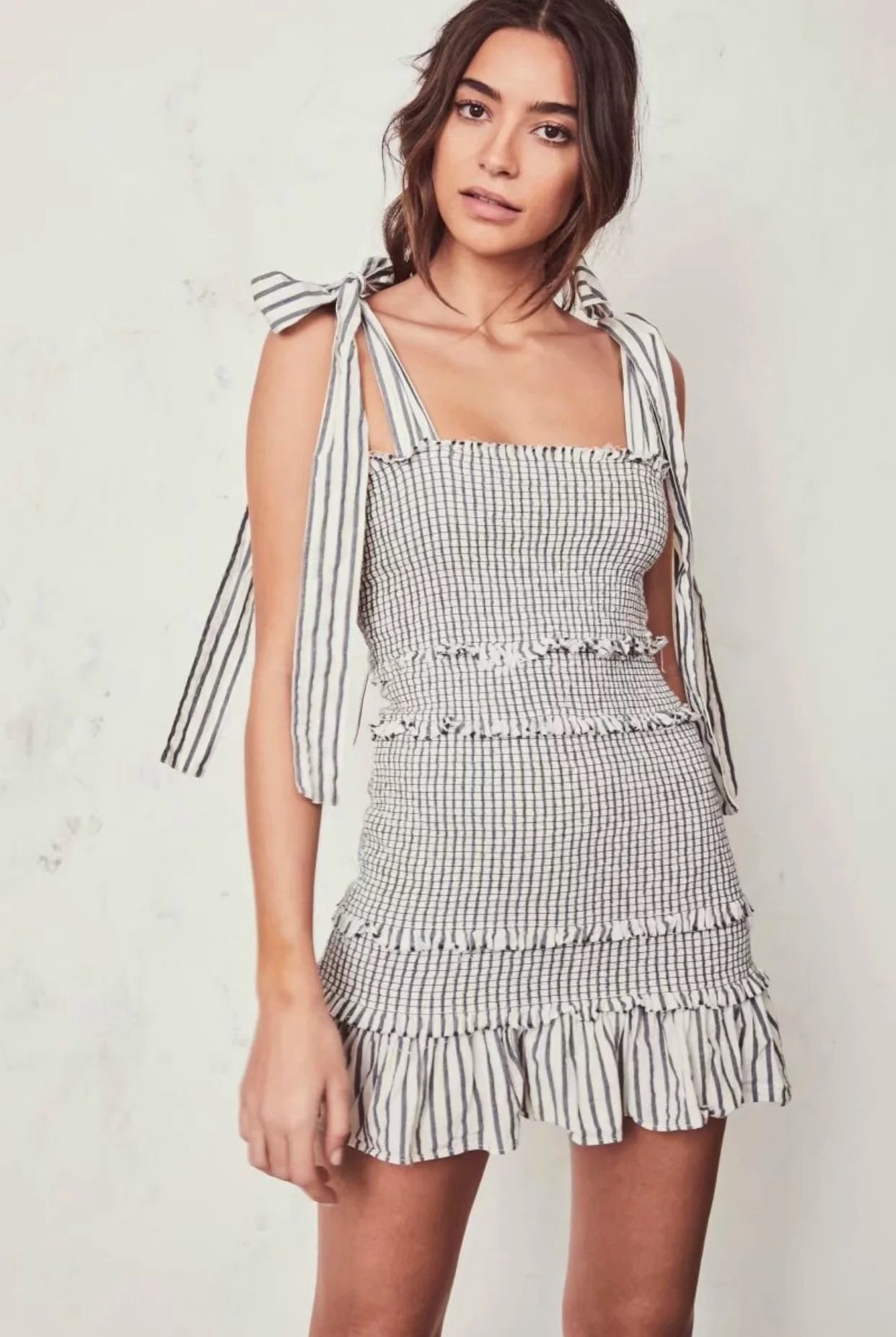 Robe bohème courte sans manche