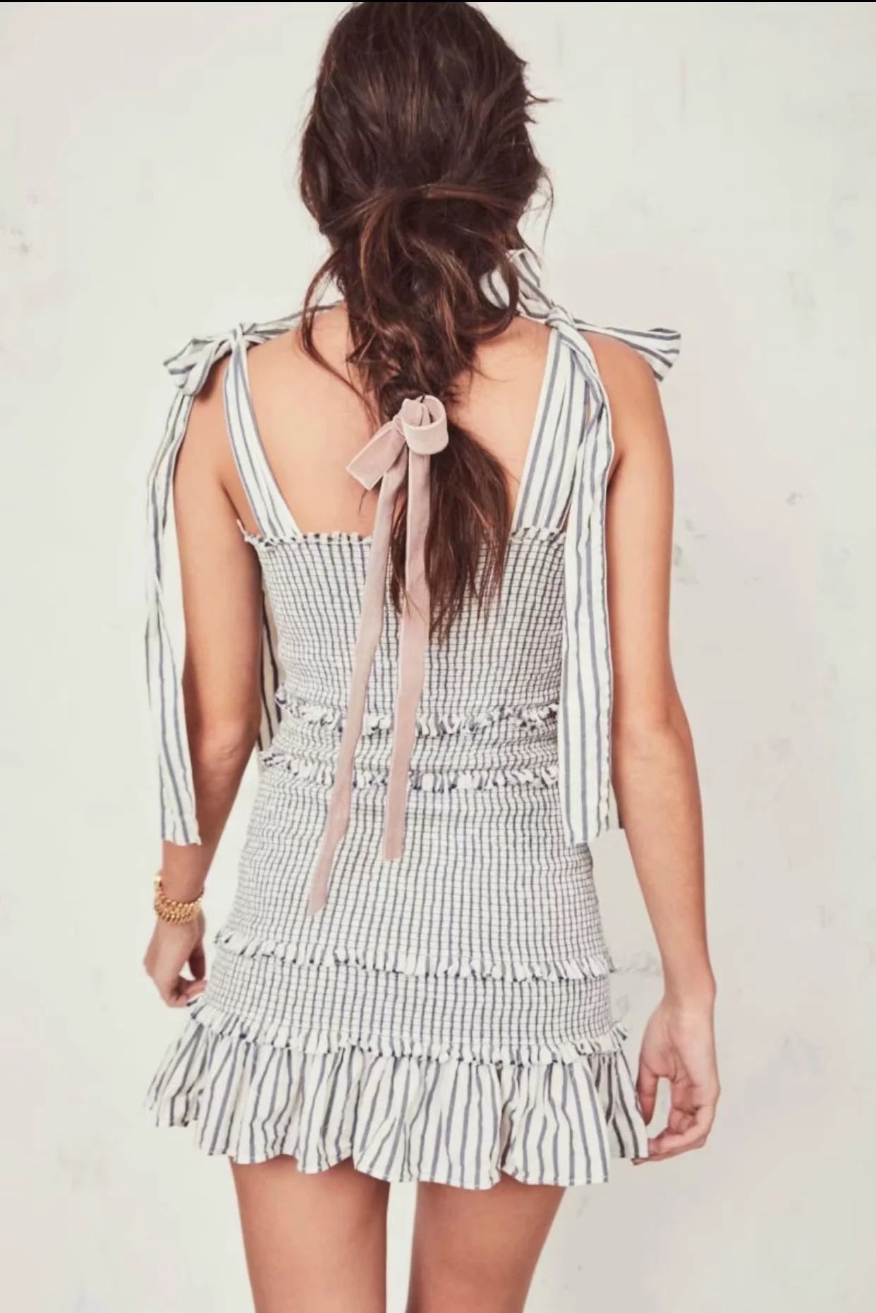 Robe bohème courte sans manche