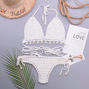 Maillot de bain crochet bohème