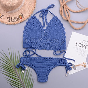 Maillot de bain bohème crochet