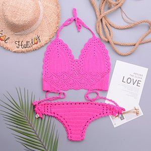 Maillot de bain bohème crochet