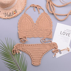 Maillot de bain bohème crochet