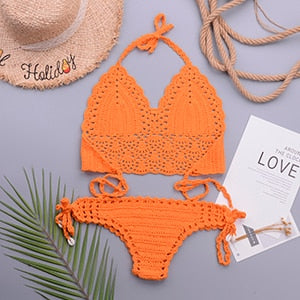 Maillot de bain bohème crochet