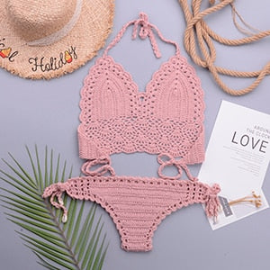 Maillot de bain bohème crochet