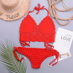 Maillot de bain bohème crochet
