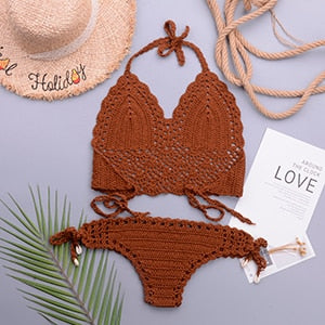 Maillot de bain bohème crochet