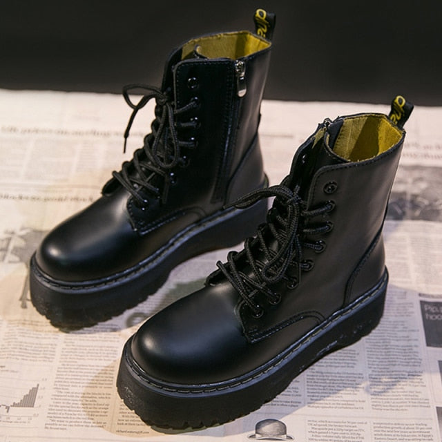 Bottine cuir vegan bohème
