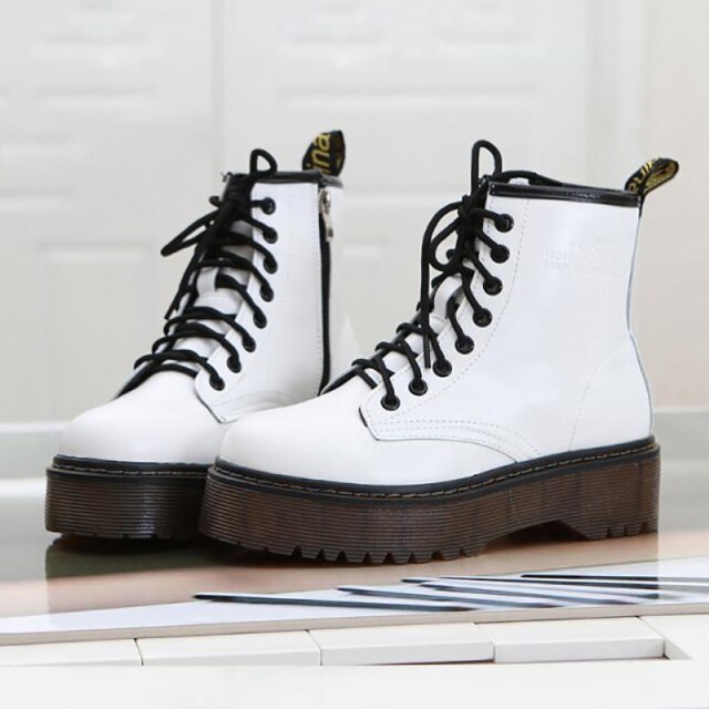 Bottine cuir vegan bohème