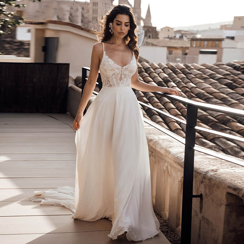 Robe Mariée Fluide Bohème