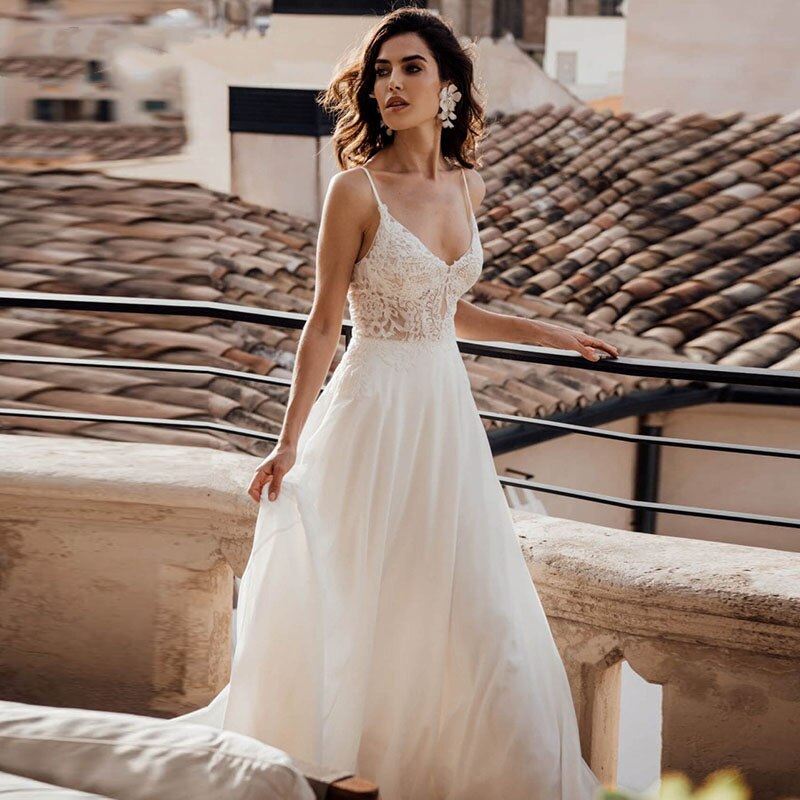 Robe Mariée Fluide Bohème