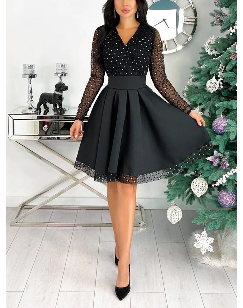 Robe fluide boheme courte