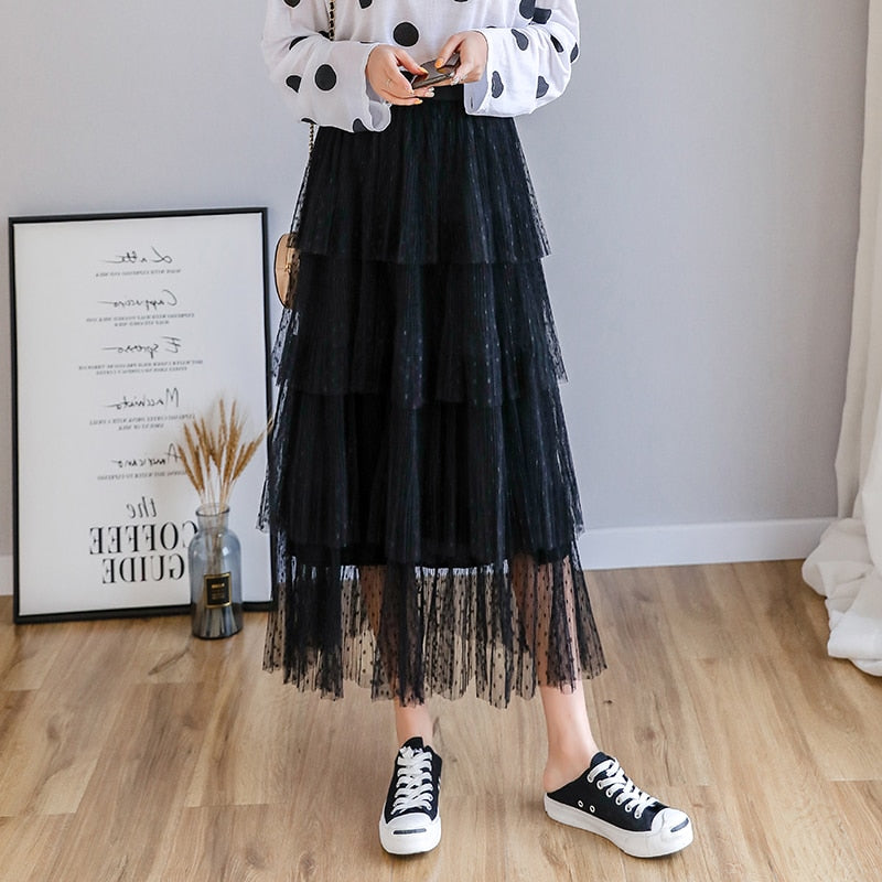 Jupe Bohème Chic Dentelle