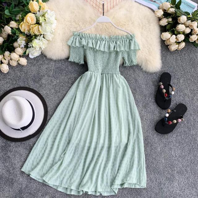 Robe Bohème Vert D'eau