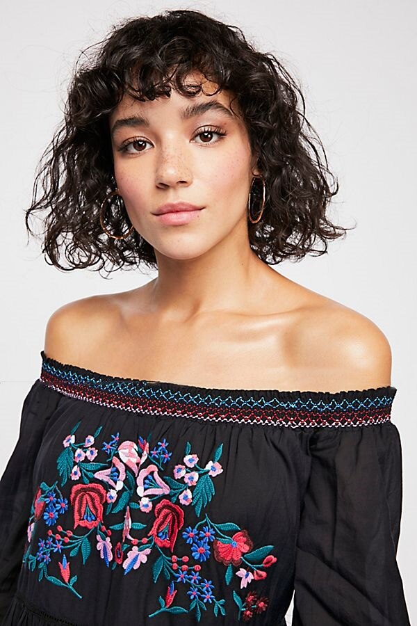 Robe bohème courte hiver