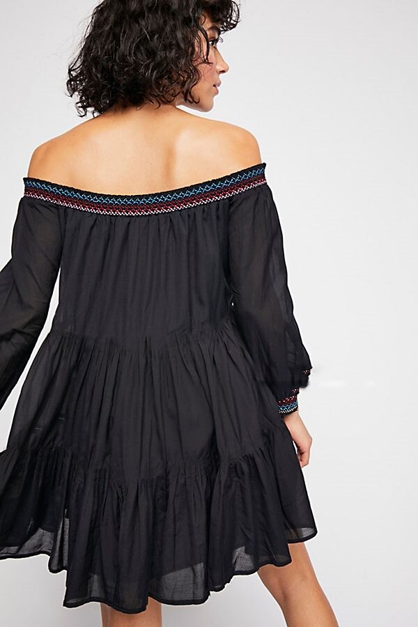 Robe bohème courte hiver