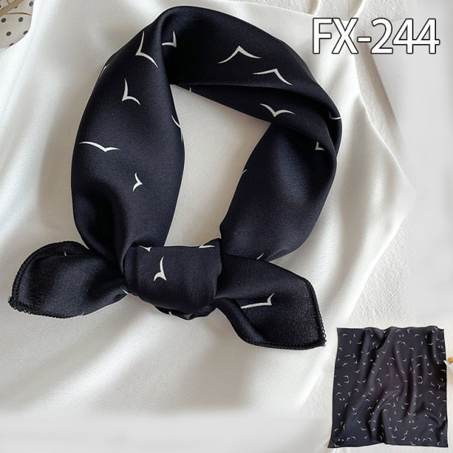 Foulard noir cheveux