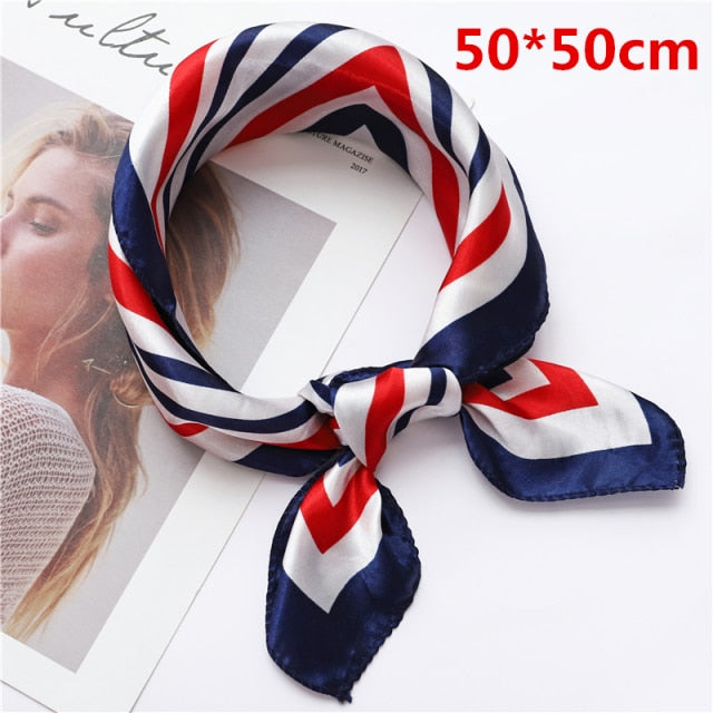 Foulard carré cheveux