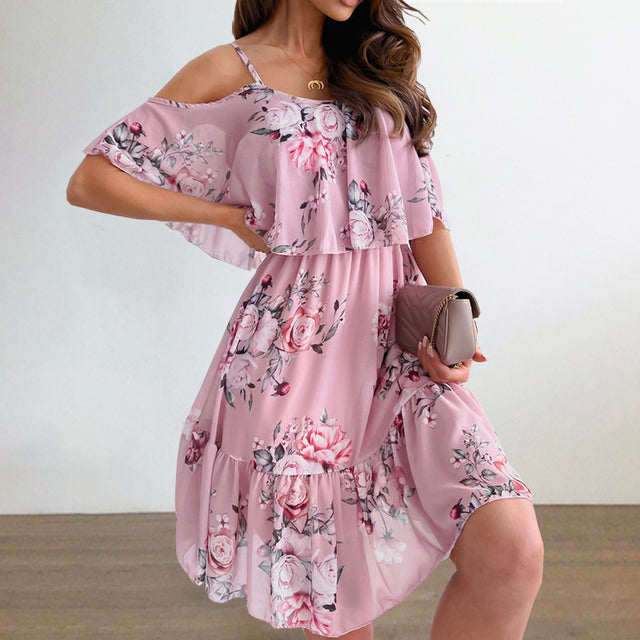 Robe boho blanche été