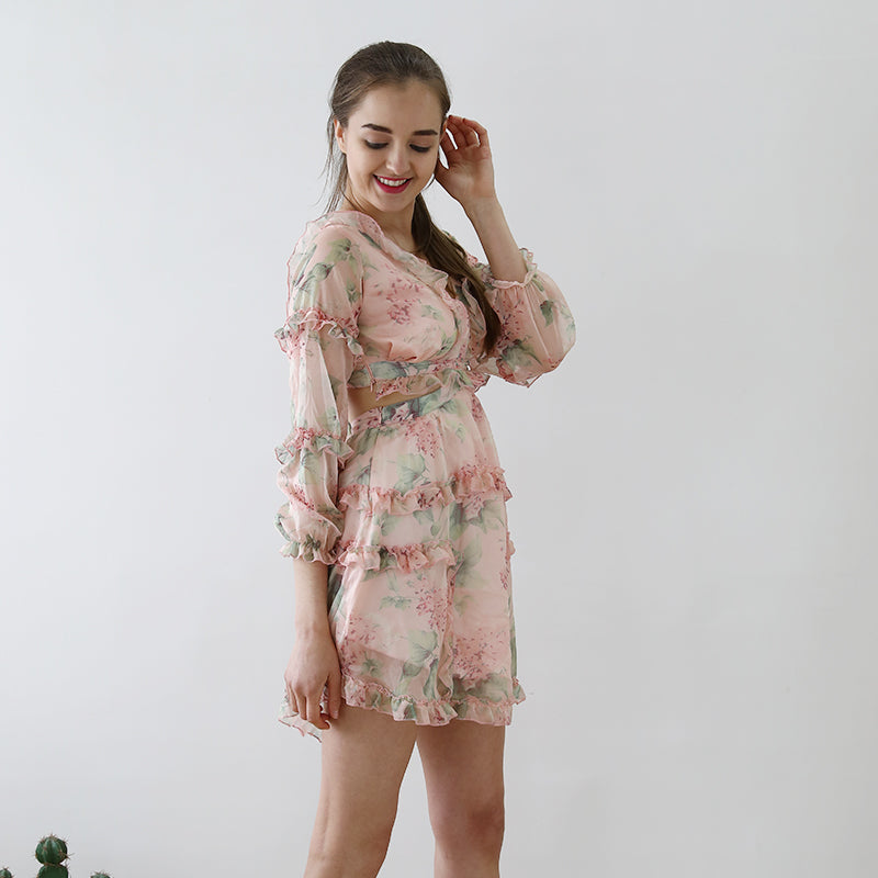 Robe courte Imprimé Bohème