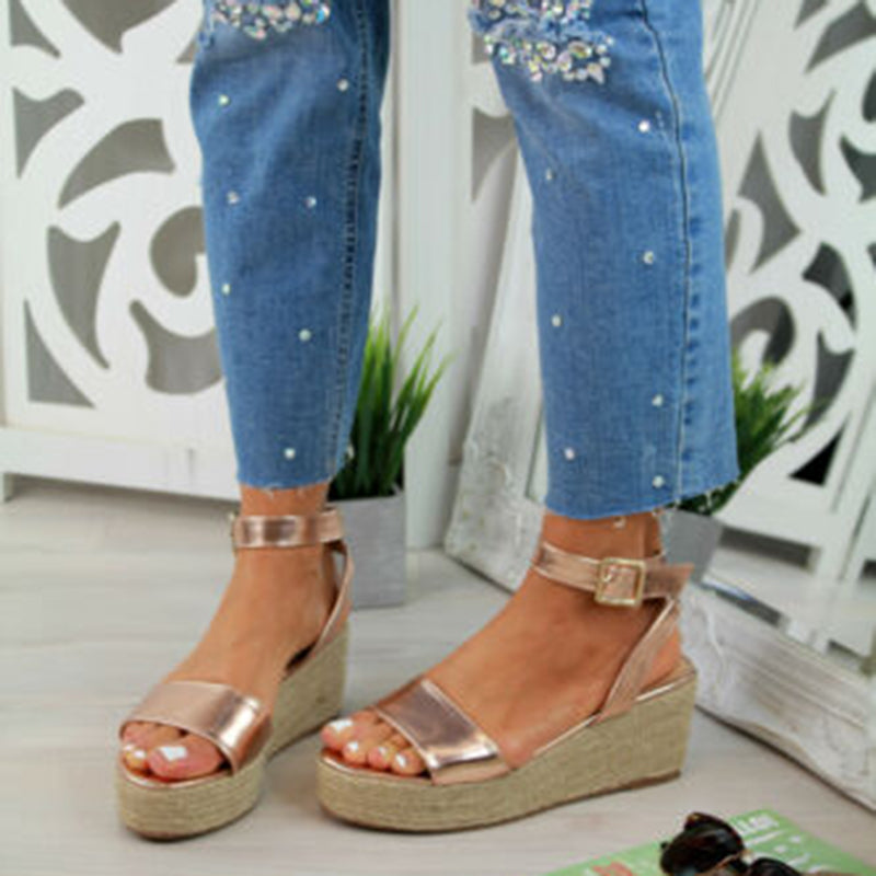 Sandales Compensées Bohème Chic