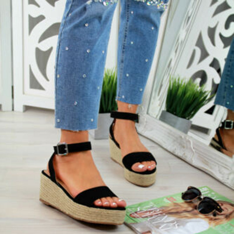 Sandales Compensées Bohème Chic