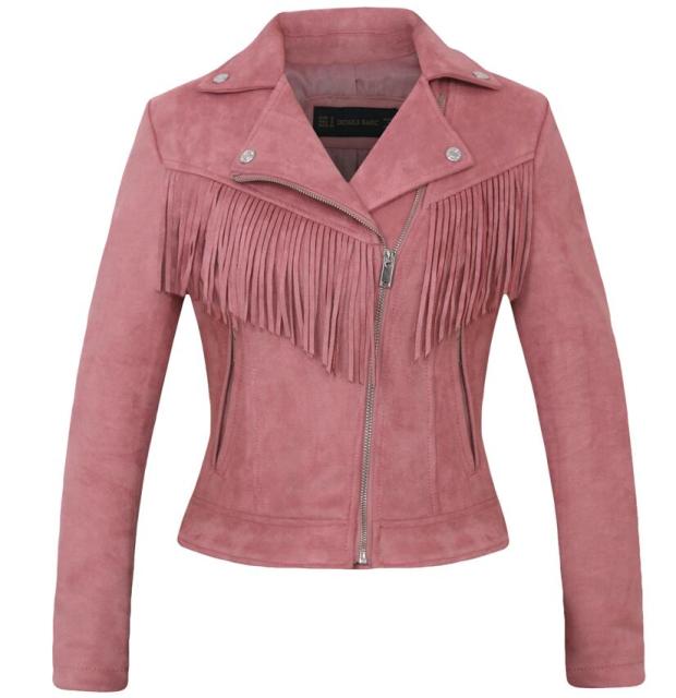 Veste en Daim à Franges