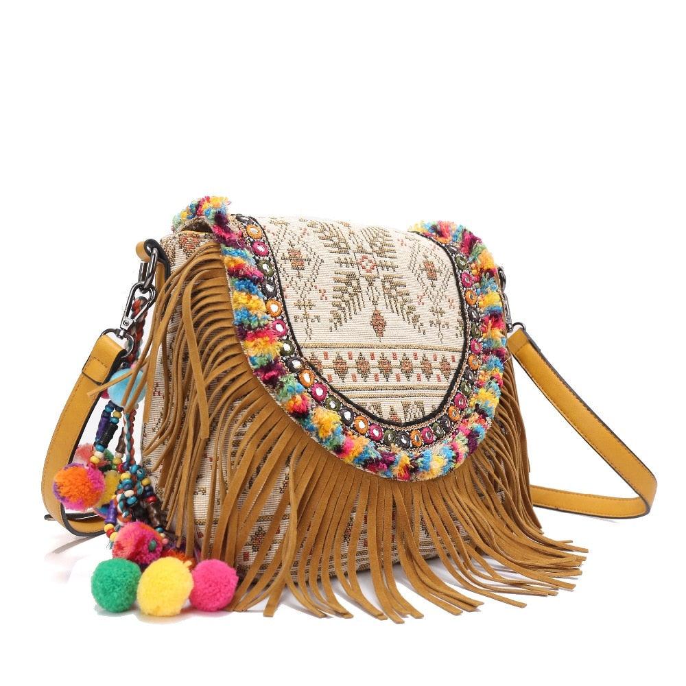 Sac à bandoulière urbain hippie - France Sac à bandoulière urbain hippie - France