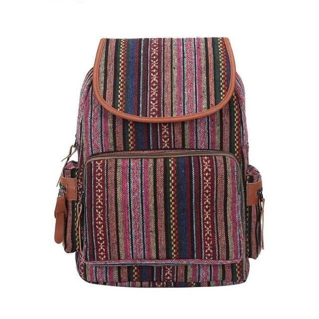 Sac à Dos Scolaire <br/>Hippie Bohème