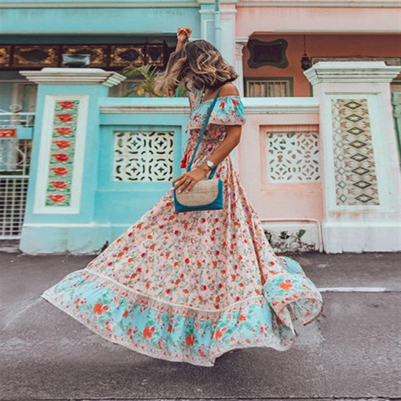 Robe Bohème Champêtre