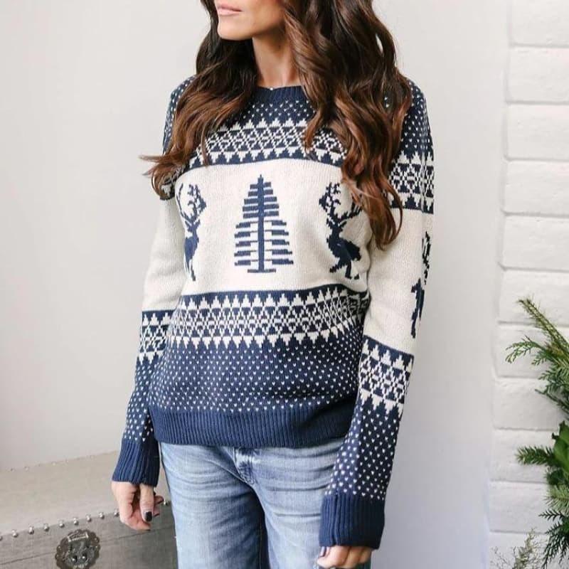Pull de Noël en Tricot