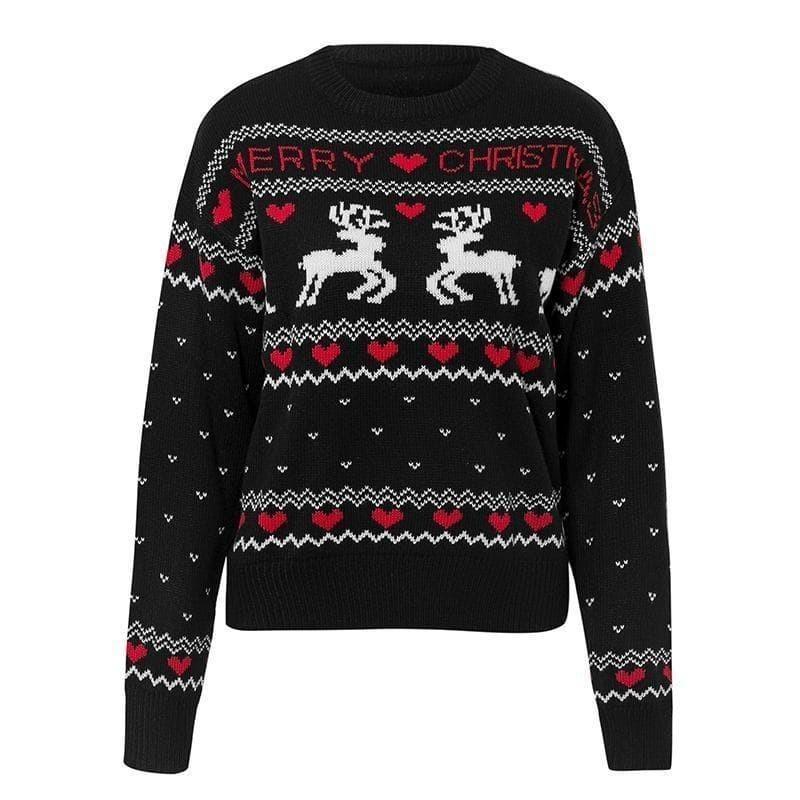 Pull de Noël Noir