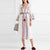 Robe Blanche Courte Hippie Chic - Blanc / S