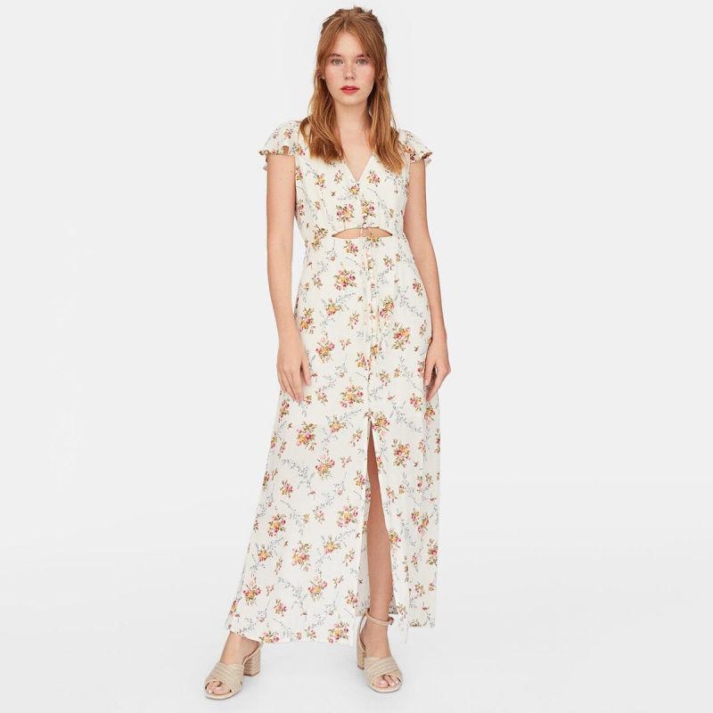 Robe Blanche Hippie Romantique - Blanc / S