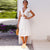Robe Blanche Longue Bohème Chic - Blanc / S