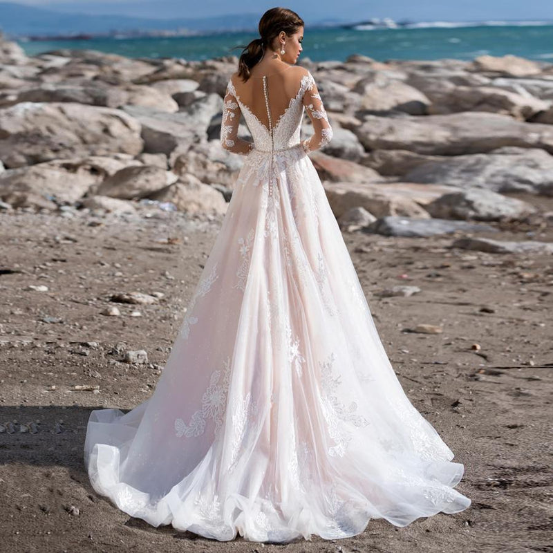 Robe blanche mariage boheme