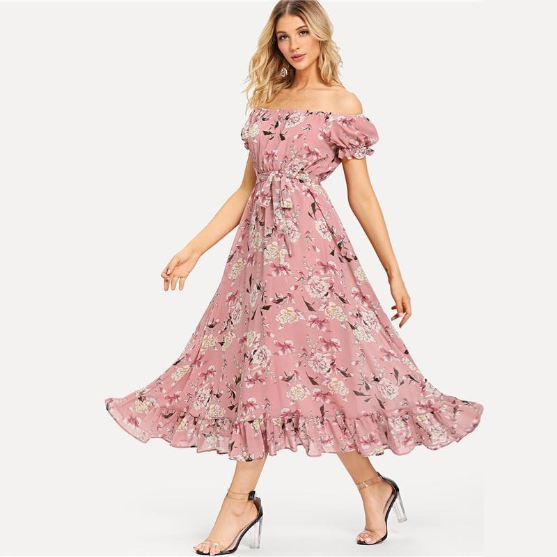 Robe Bohème - Rose / S