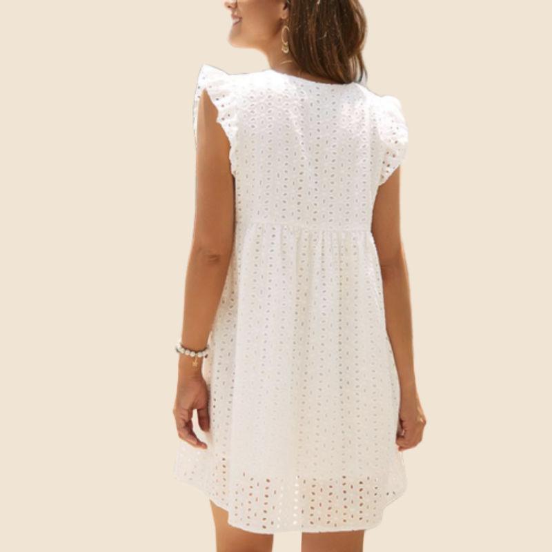 Robe Bohème Avec Dentelle