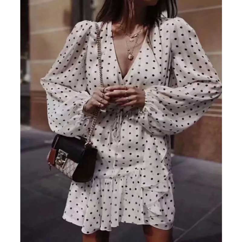 Robe Boheme Blanche Courte