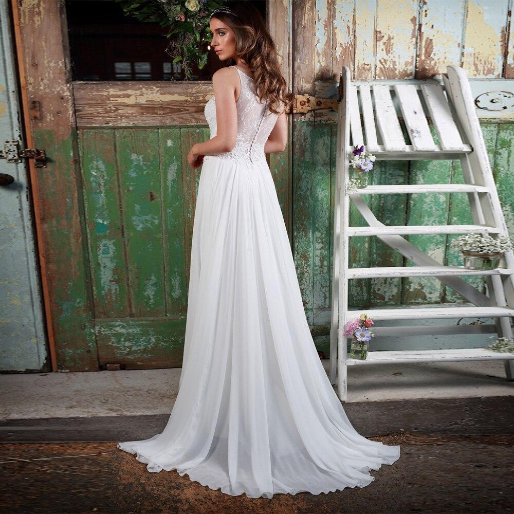 Robe boheme blanche mariage
