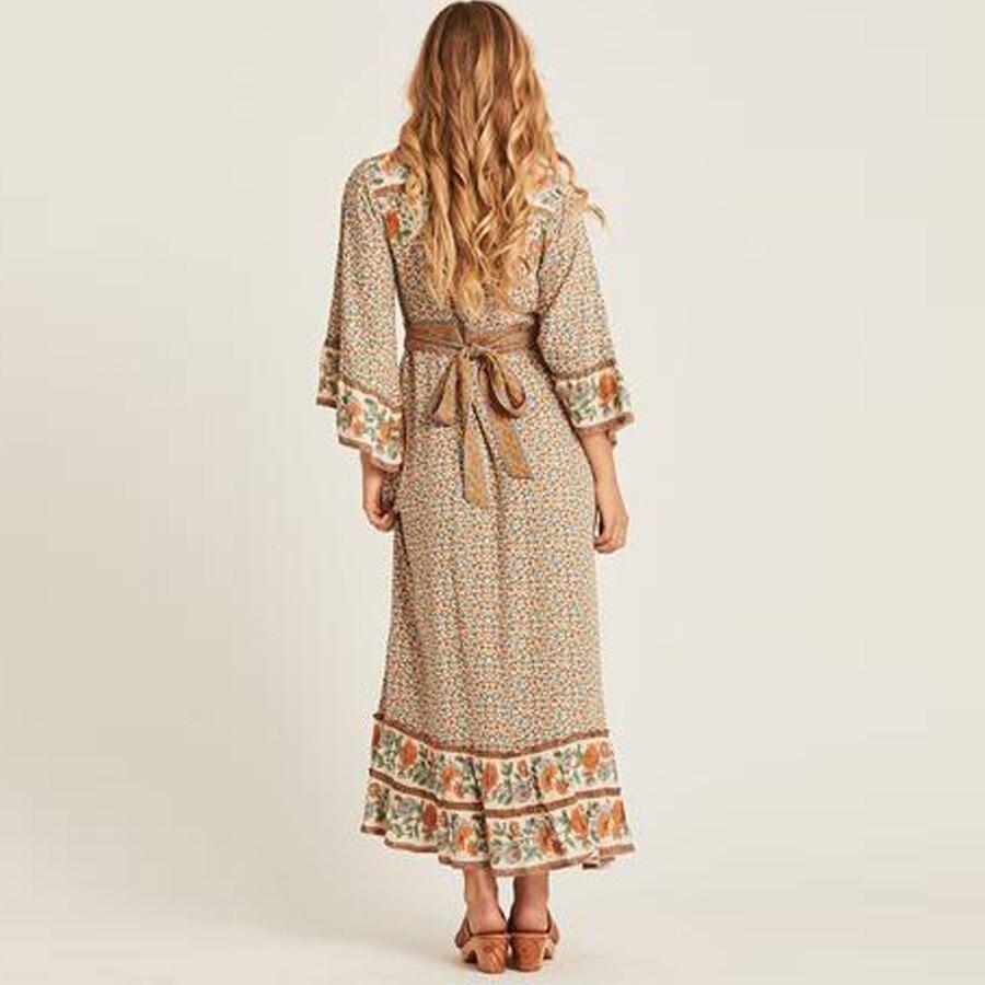 Robe Bohème Chic Automne 2018