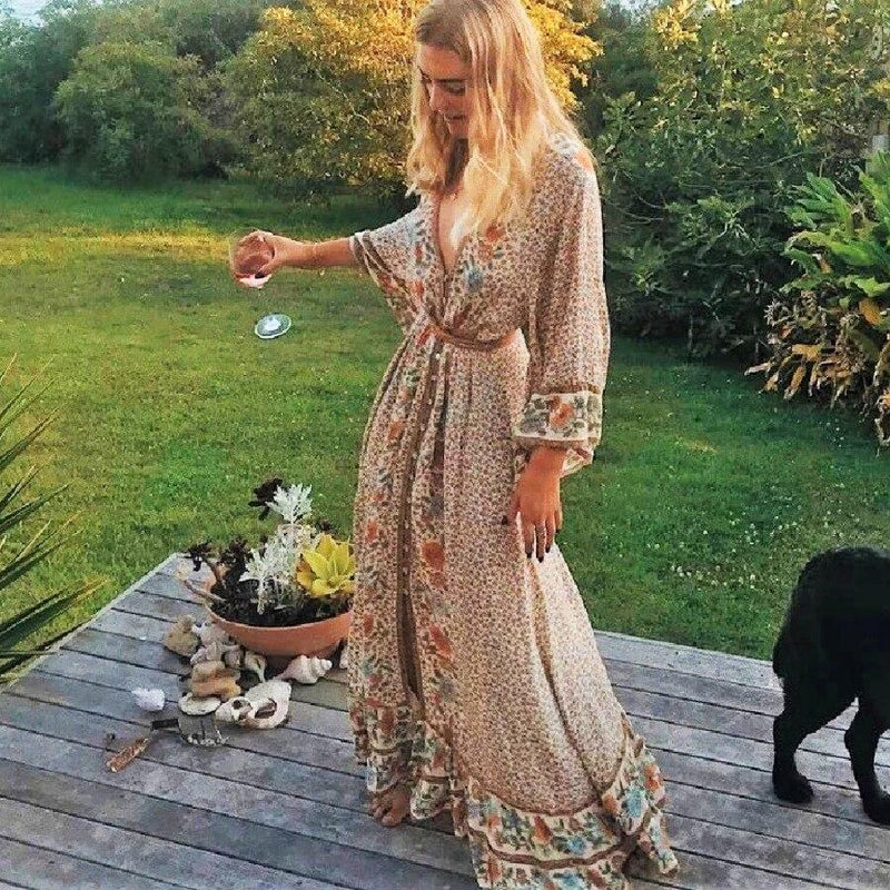 Robe Bohème Chic Automne 2018