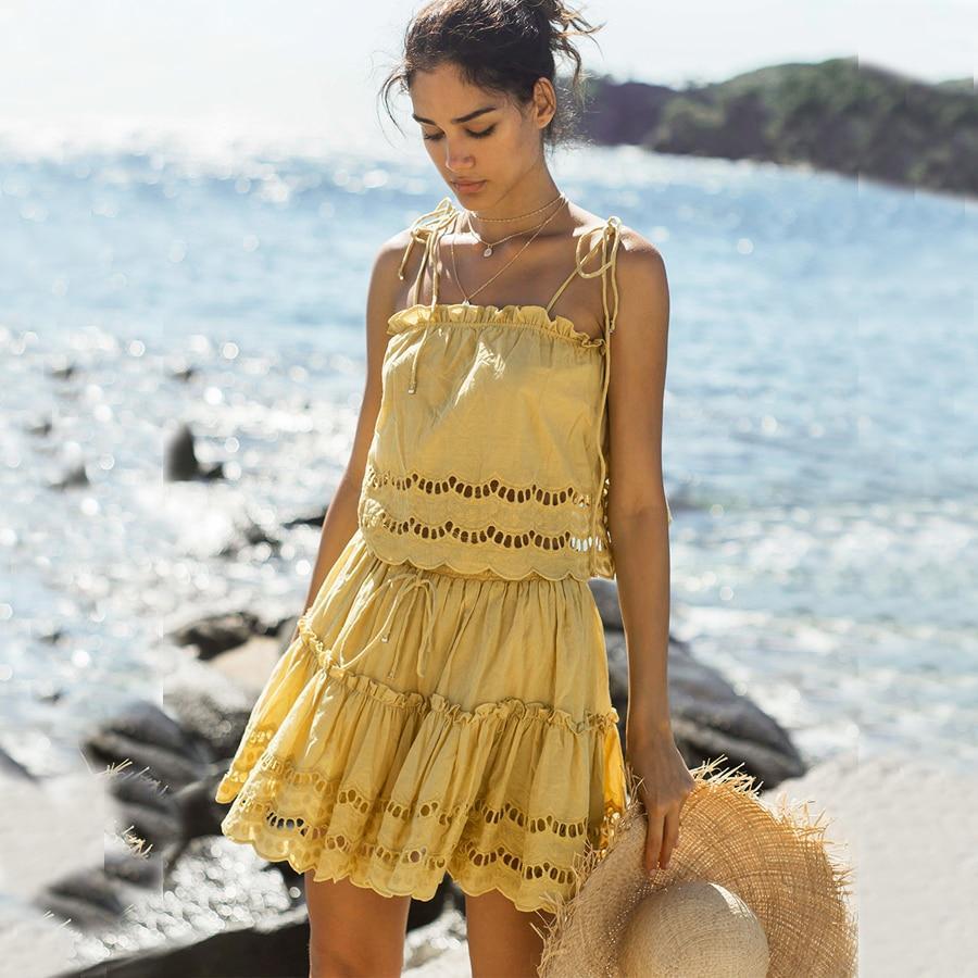 Robe Bohème Chic Champetre - Jaune / S