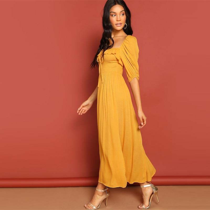 Robe Bohème Chic Coloré - OR / XS