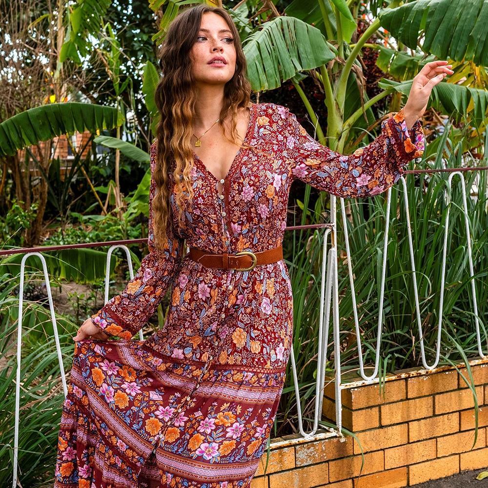 Robe Boheme Chic Femme