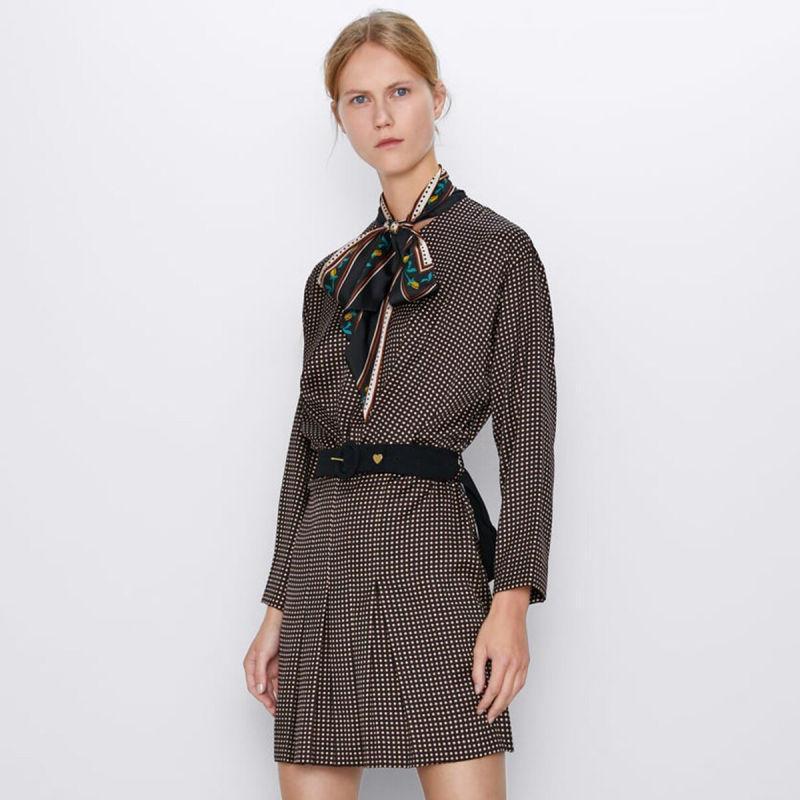 Robe Bohème Chic Hiver 2019 - Marron / S